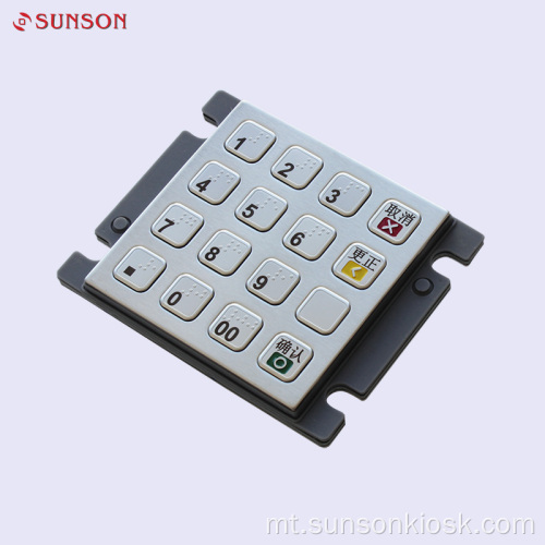 Pin pad encrypted affidabbli